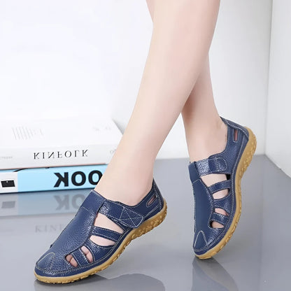 Vita™ | Sandales en Cuir Véritable – Élégance Intemporelle et Confort Optimal