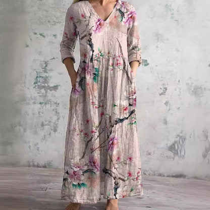 Camille™ | Robe Femme Élégante & Confort Naturel pour l'Été