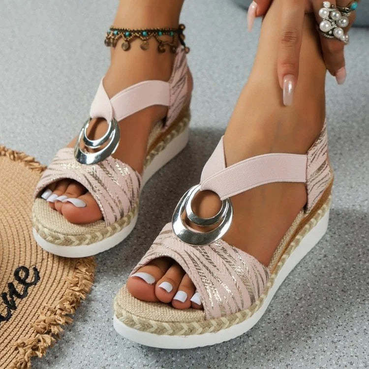 Ease™ | Sandales orthopédiques femme à maintien souple et design chic