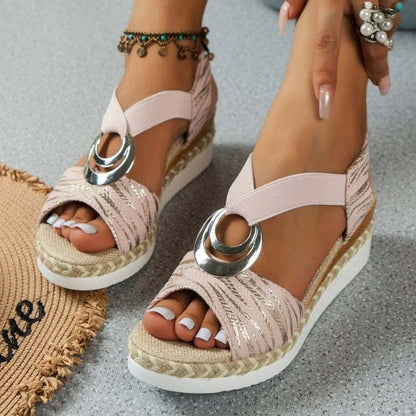Ease™ | Sandales orthopédiques femme à maintien souple et design chic